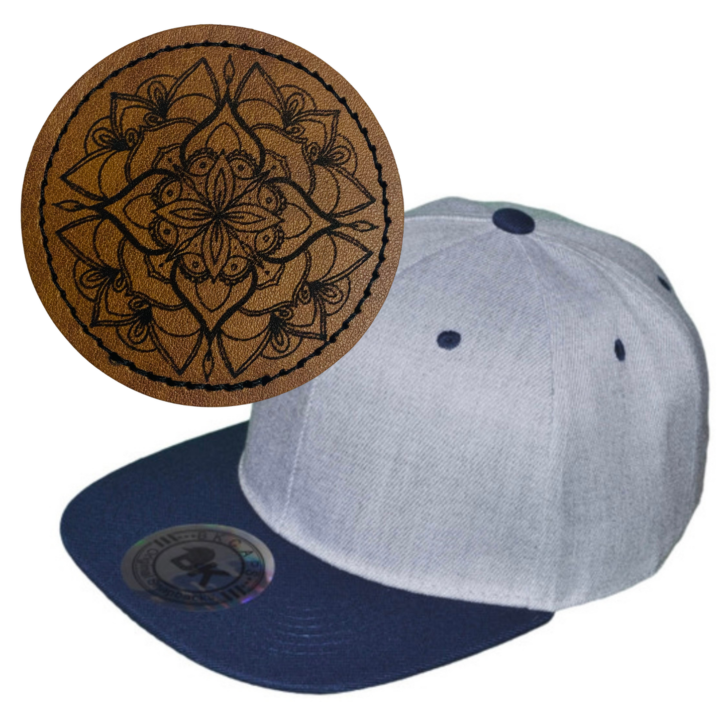 MANDALA LEATHER PATCH HAT