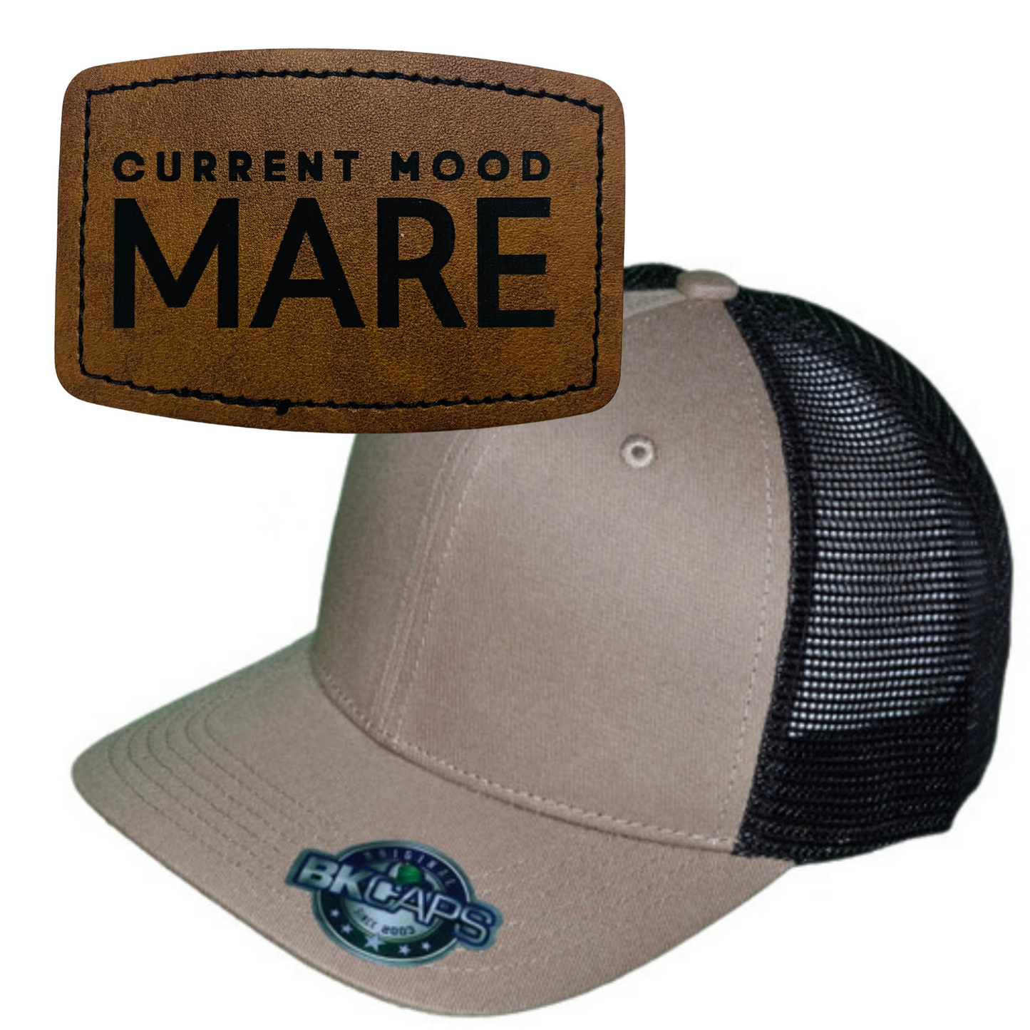 MARE LEATHER PATCH HAT