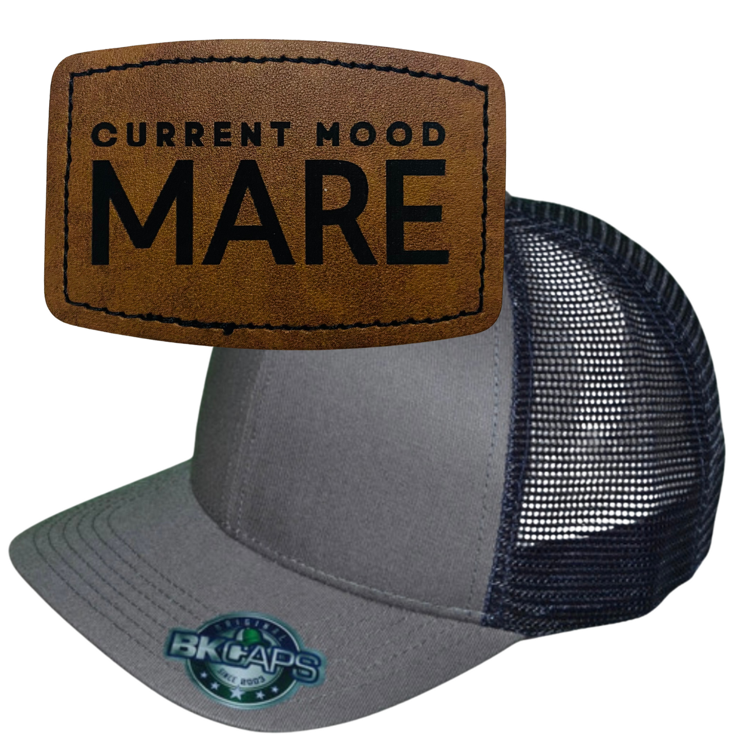 MARE LEATHER PATCH HAT