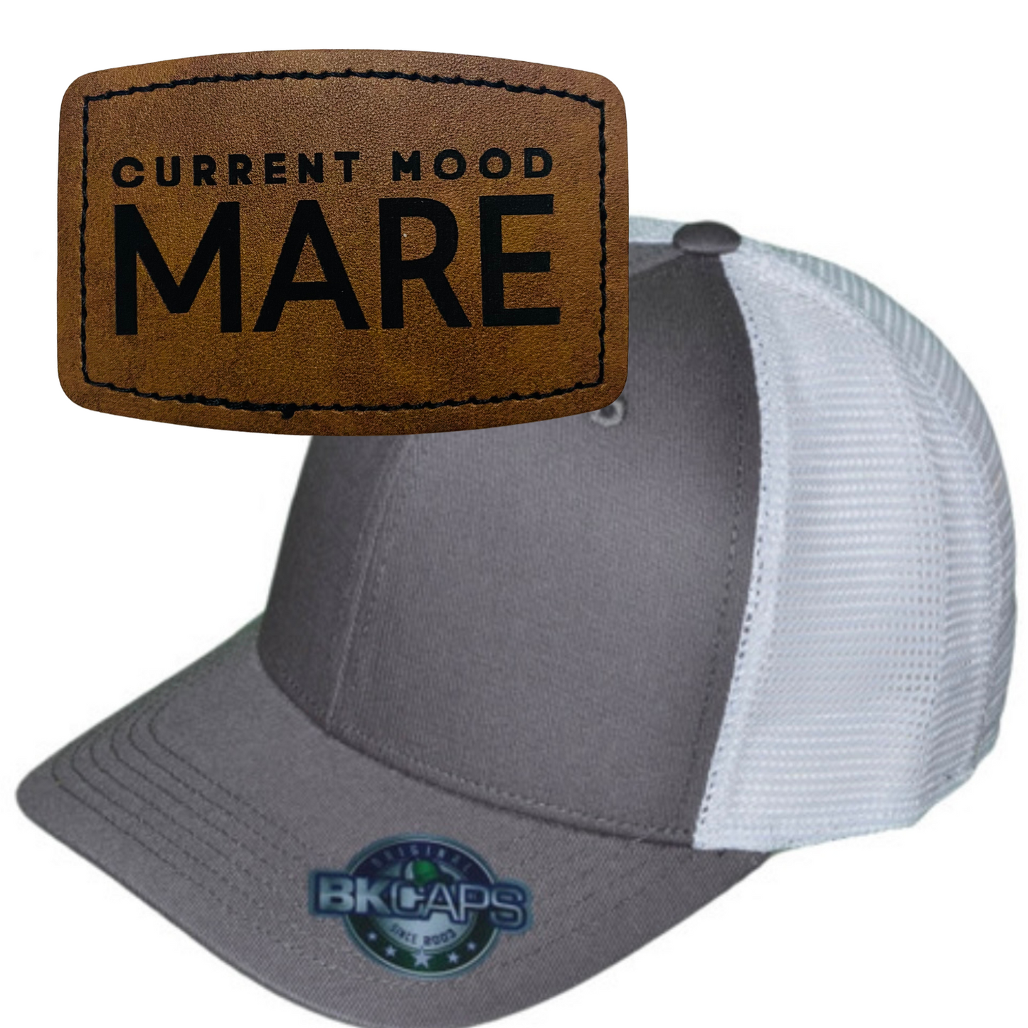 MARE LEATHER PATCH HAT