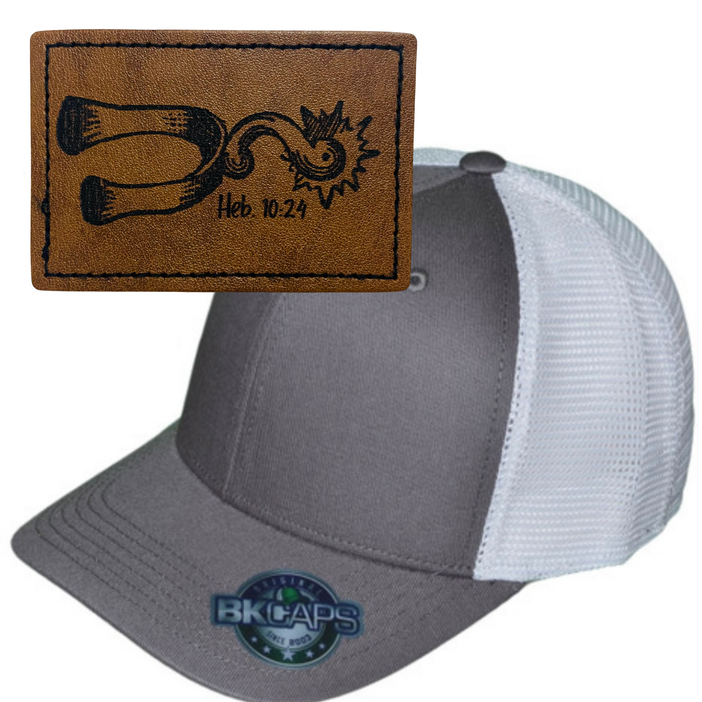 SPUR LEATHER PATCH HAT