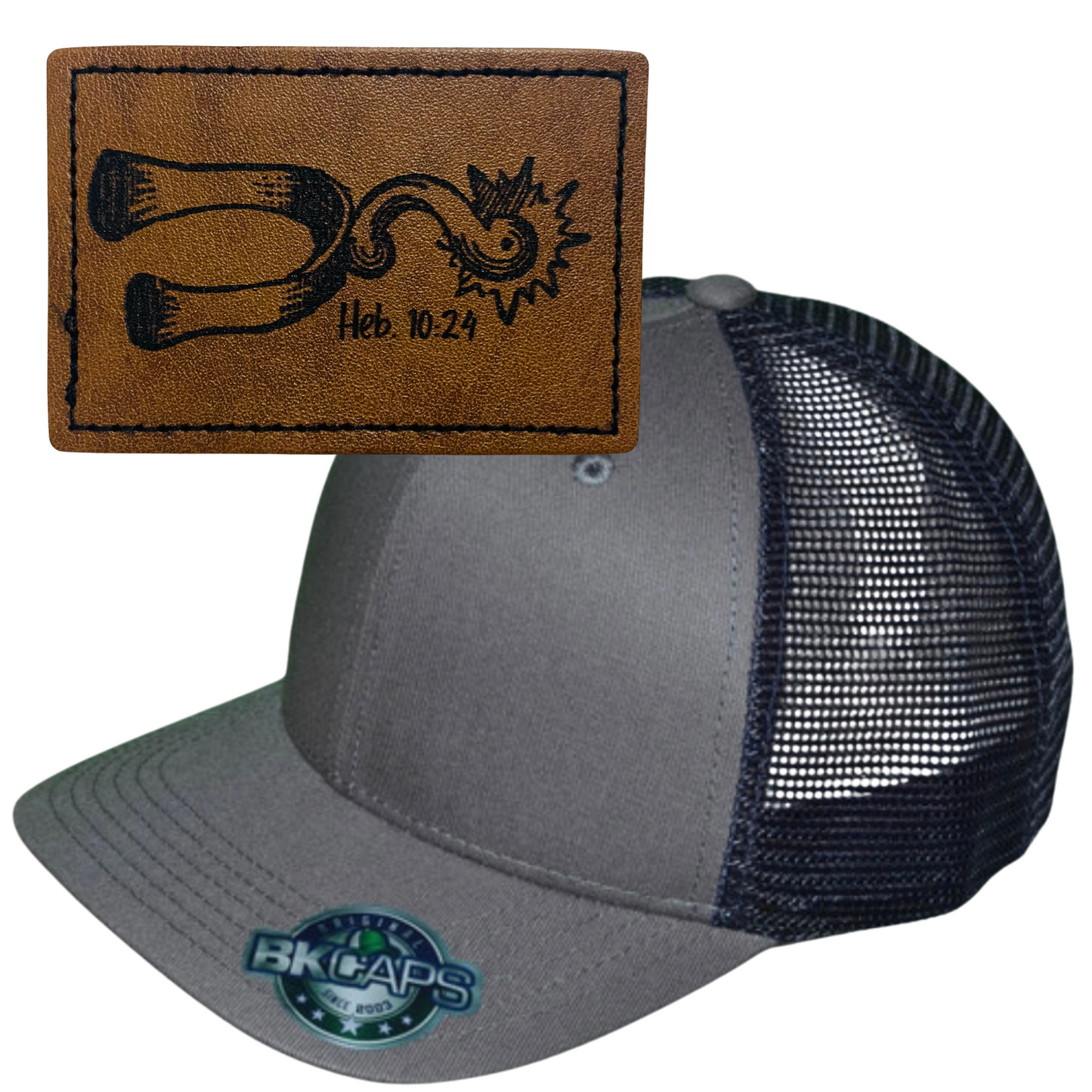 SPUR LEATHER PATCH HAT