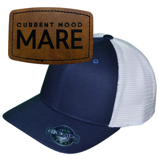 MARE LEATHER PATCH HAT