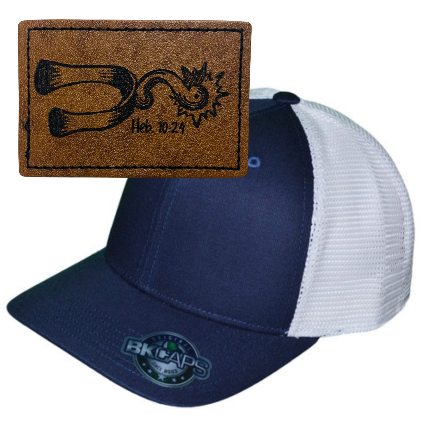 SPUR LEATHER PATCH HAT